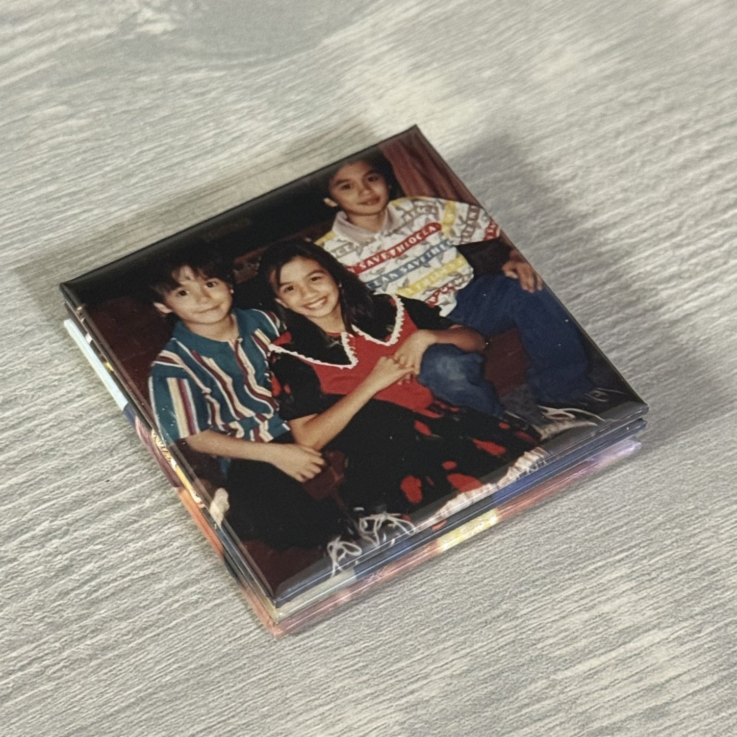 2x2 Custom Photo Magnet — Set of 3 | Hand-Pressed, Durable, Personalized Photo Gift